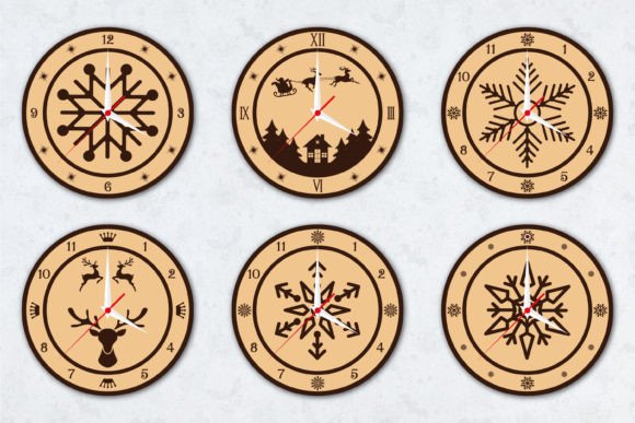 Christmas Wall Clock SVG Bundle Review