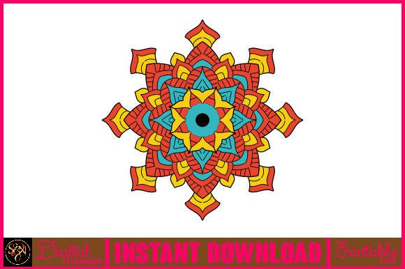 Mandala 3D Layered SVG Cut File-107: Graphics for Crafts That Sell