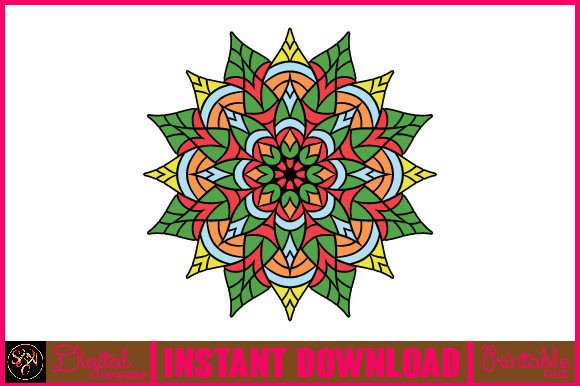 Mandala 3D Layered SVG Cut File-116: Graphics for Crafts