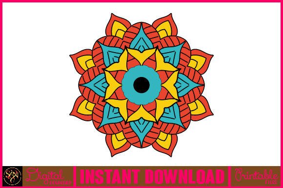 Mandala 3D Layered SVG Cut File-117: Graphics for Crafts