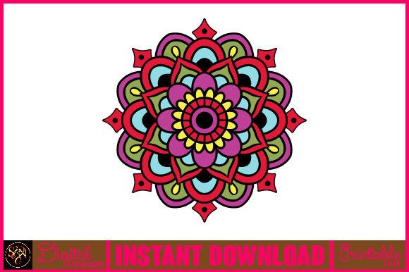 Mandala 3D Layered SVG Cut File-119 for Crafts & Graphics