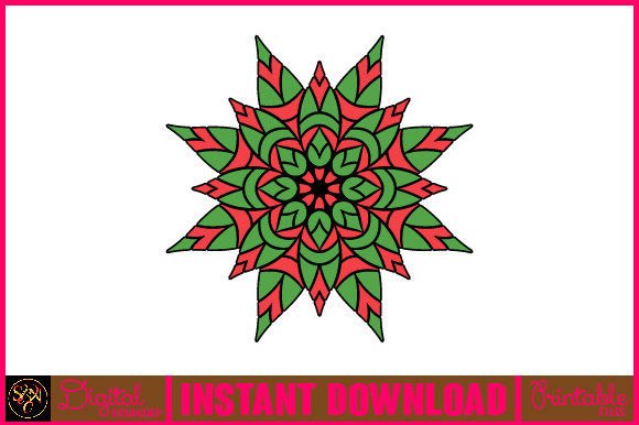 Mandala 3D Layered SVG Cut File-134