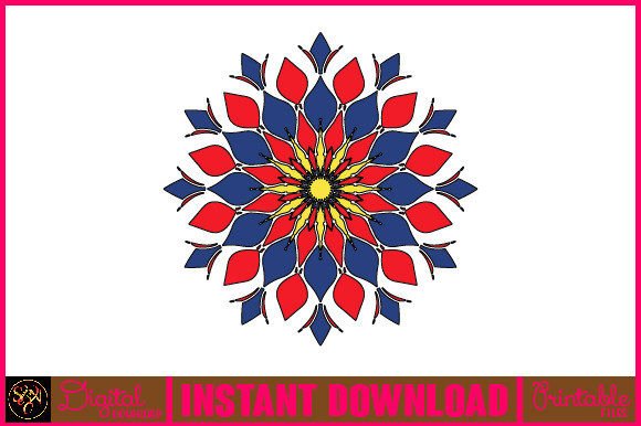 Mandala 3D Layered SVG Cut File-139