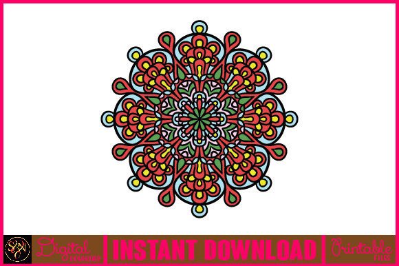 Mandala 3D Layered SVG Cut File-169: Graphics for Crafts & Creative Brands