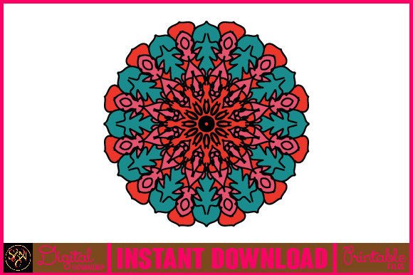 Mandala 3D Layered SVG Cut File-171: Graphics for Crafts-Driven Branding
