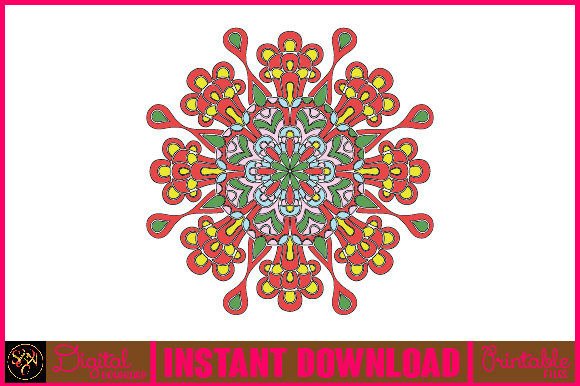 Mandala 3D Layered SVG Cut File-172: Graphics for Crafts-Driven Branding