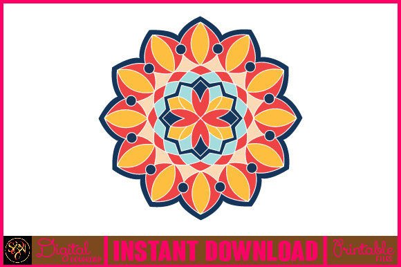 Mandala 3D Layered SVG Cut File-29 for Crafts & Graphics