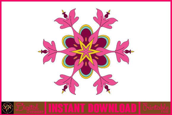 Mandala 3D Layered SVG Cut File-41 for Crafts & Graphics