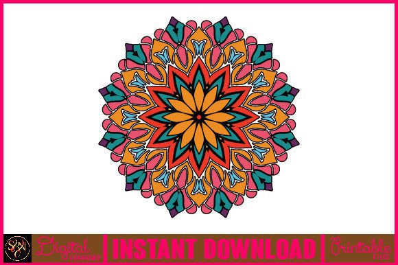 Mandala 3D Layered SVG Cut File-93: Graphics for Crafts-Driven Branding