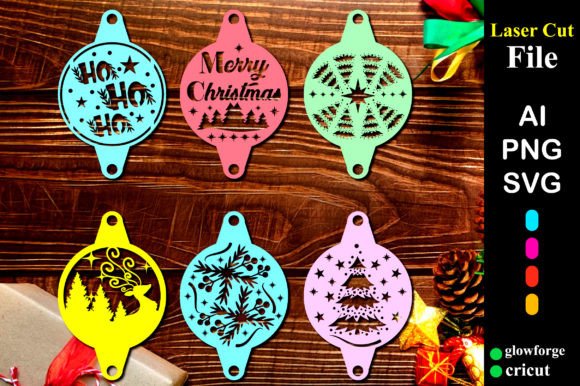 Simple Christmas Stencils SVG: 3D SVG for Authentic Holiday Branding