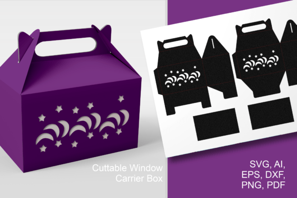 Sparkling Stars Gable Favor Box: 3D SVG Shapes Review